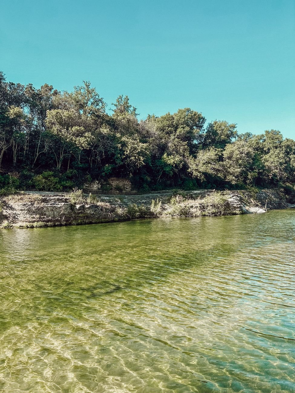 the spring at Jacob's Well near Wimberley