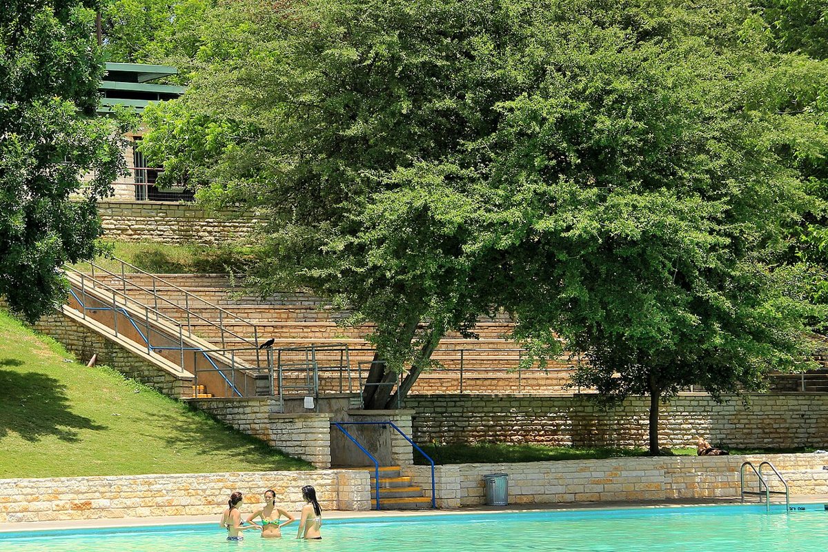 the historic Deep Eddy Pool in Austin